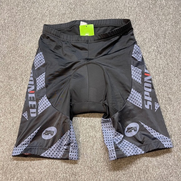 Sponeed Pants - SPONEED Mens Cycling Shorts Padded Black 3XL Breathable Moisture Wicking